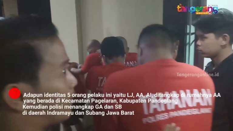 Polisi Bongkar 5 Sindikat Pengedar Uang Palsu di Pandeglang